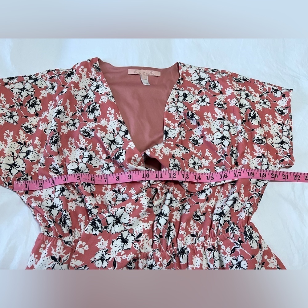 Hutch Anthropologie | Floral Wide Leg Cropped Morgan Jumpsuit Size L - Picture 6 of 10